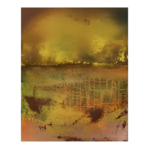 Contemporary Abstract Oil on Canvas Painting "Daedalus (Plan for the Labyrinth) 2" by Yari Ostovany