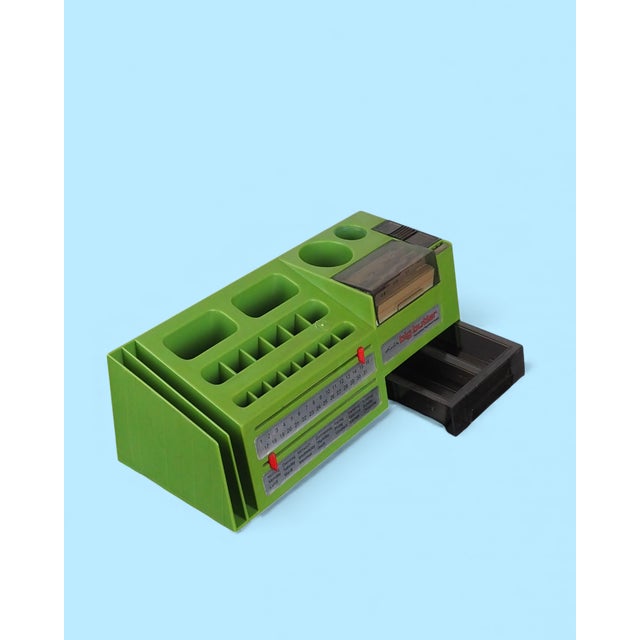 Green Vintage Big Butler Desk Organizer from Herlitz, 1990s For Sale - Image 8 of 13