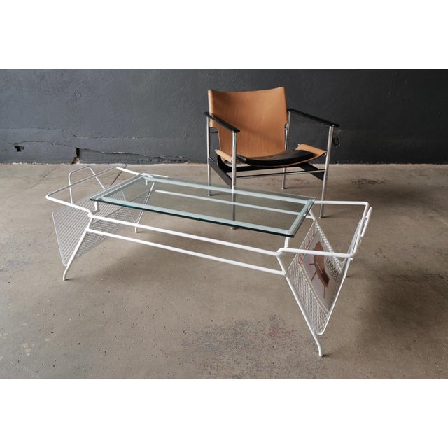 Mid-Century Modern Mid 20th Century Maurizio Tempestini Iron Cocktail Magazine Table for Salterini For Sale - Image 3 of 13