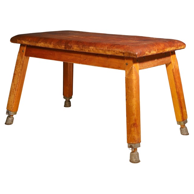 Large Gymnastic Bench, Former Czechoslovakia, 1950s For Sale - Image 6 of 6