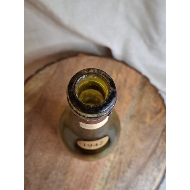 Glass Vintage Empty 1947 Chambertin Wine Bottle Heublein Rare Wine Auction Provenance For Sale - Image 7 of 18