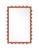 Contemporary Fleur Home Garden District Valmont Rectangle Mirror in Red Earth, 38.75x49 For Sale - Image 3 of 3