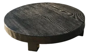 Tomozara Burnt European Oak Decorative Serving Plate by Dennis Kaiser