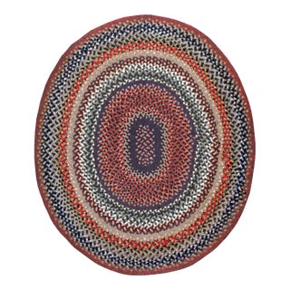 Galerie Shabab Collection Mid-20th Century American Braided Rug For Sale