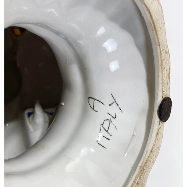 Vintage Italian Ceramic Blanc De Chine Fruit Topiary For Sale - Image 9 of 9