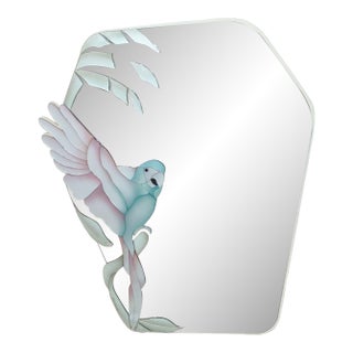 Vintage David Marshall Parrot Mirror For Sale