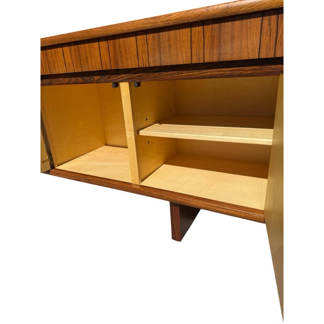 Burnt Umber Rare - 1975 Rosewood Credenza Designed by Martin Hall for Gordon Russell Furniture For Sale - Image 8 of 12