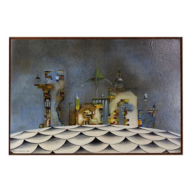 Serge Fontigny, 1976, Oil On Panel For Sale