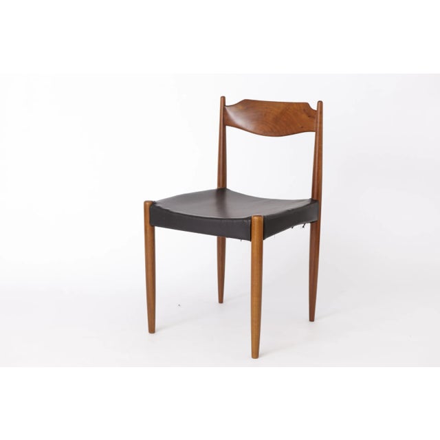 Set of Vintage Chairs in Teak, 1960s For Sale - Image 9 of 10