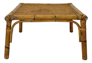 Rattan Coffee Table, 1970s