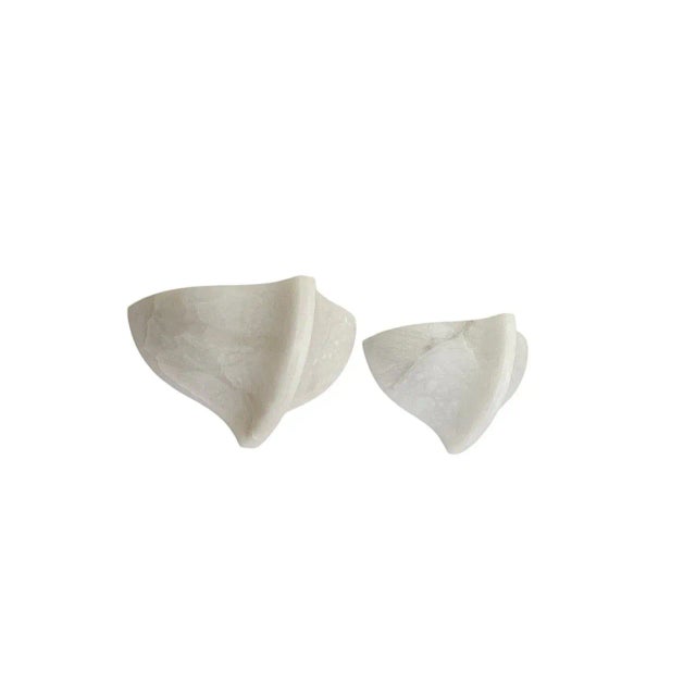 Sculptural Organic Shape Alabaster Wall Lights from Aljuna Spain, 1970s, Set of 2 For Sale - Image 10 of 10
