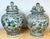 Pair Monumental Chinese Famille Verte Buddhist Ginger Jars, Late Qing Dynasty For Sale - Image 4 of 18
