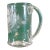 Late 20th Century Beer Stein Hand Worked Flint Glass, Hand Wheel Engraved, Mma Copy in Style Of: Stiegel, German For Sale
