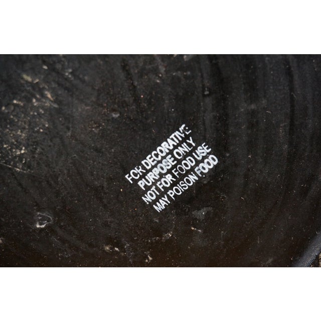 Late 20th Century Chinoiserie Painted Yellow Floral Porcelain Ceramic Flower Vase Mantel Urn For Sale - Image 9 of 11