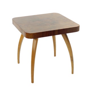 Czechoslovakian Spider Coffee Table in Oak and Walnut by Jindrich Halabala for Up Závody, 1930 For Sale