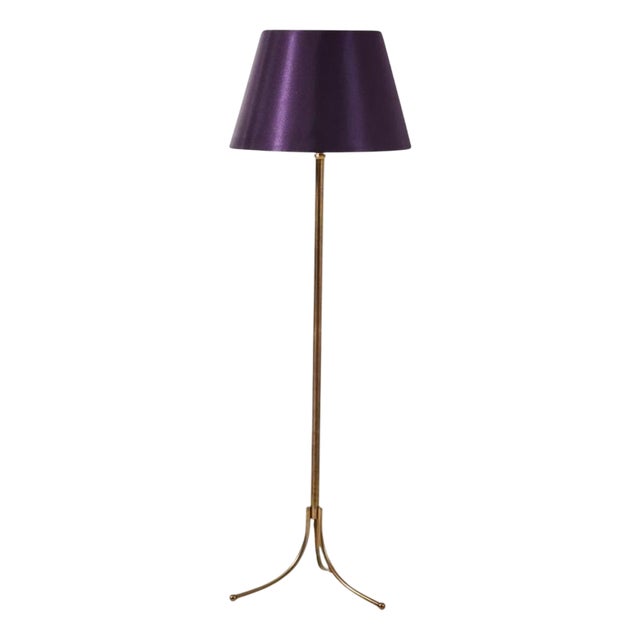 Adjustable Brass Floor Lamp Model G2326 from Svenskt Tenn, 1950s For Sale