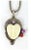 Art Deco Mid 20th Century Large Sajen Sterling Bone Gemstone Goddess on Woven Sterling Chain Necklace For Sale - Image 3 of 7