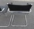 Vintage Italian B34 Leather Chrome Slide Chairs by Mart Stam, 1990s, Set of 2 For Sale - Image 6 of 18