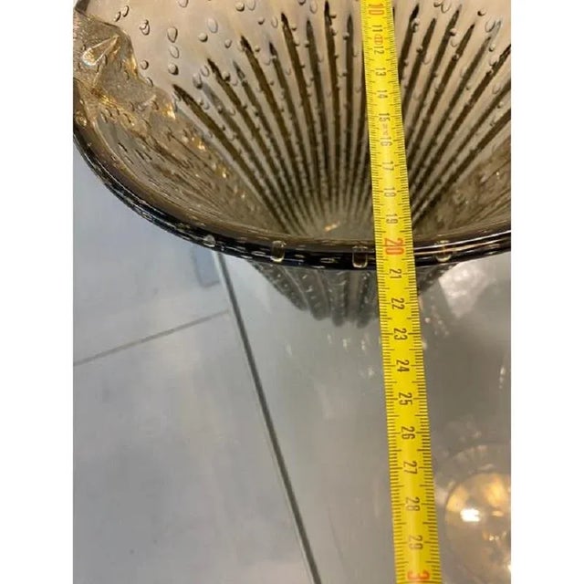 Handmade Fume with Air Balls Murano Glass Style Vase by Simoeng For Sale - Image 9 of 11