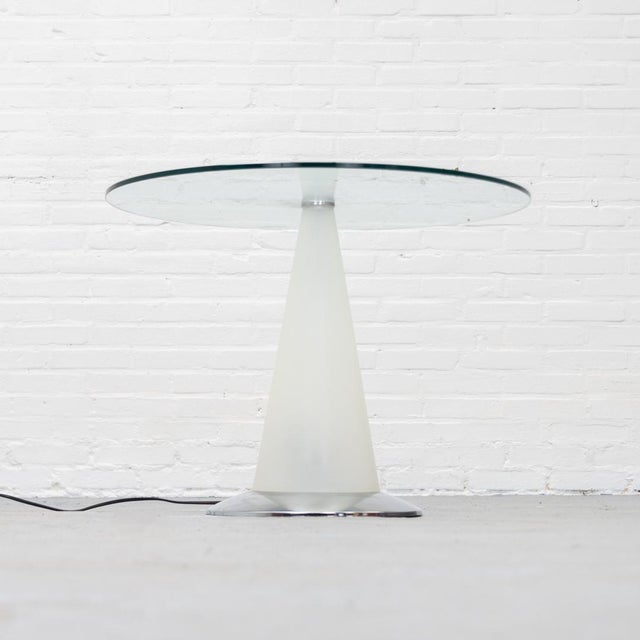 Birillo Side Table attributed to Parisotto for Fontana Arte, 1980s For Sale - Image 3 of 13