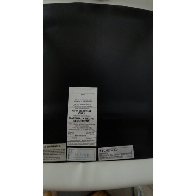 Animal Skin Nuevo Colter Dining Chair in White Leather For Sale - Image 7 of 7