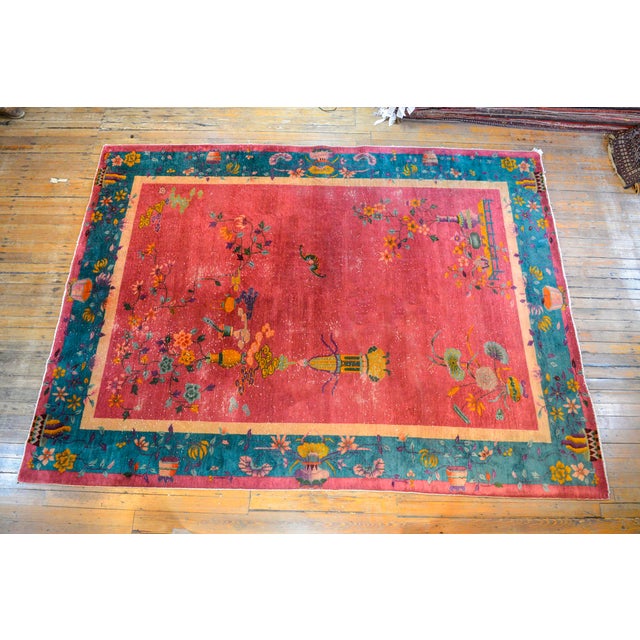 Early 20th Century Chinese Art Deco Rug For Sale - Image 11 of 12