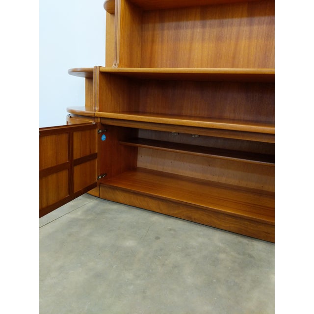 Vintage Mid Century Modern Teak Sideboard / Hutch by Nathan For Sale - Image 9 of 10