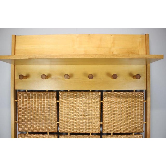 Vintage Wall-Mounted Coat Rack by Jan Kalous for Úluv, Czechoslovakia, 1960s For Sale - Image 4 of 11