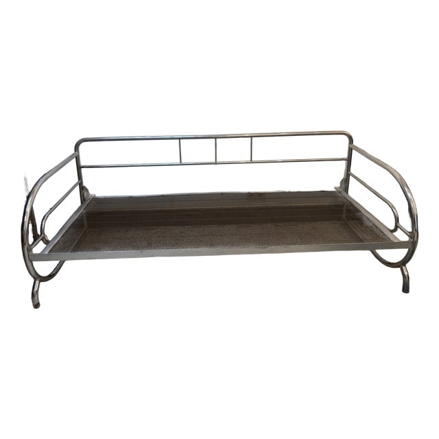 Bauhaus Chrome Daybed by Robert Slezak, 1930s For Sale