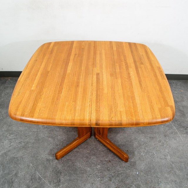 Mid Century Modern Dining Table Solid Oak Rectangular Kitchen Butcher Block MCM For Sale In Sacramento - Image 6 of 11
