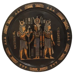 Egyptian Revival Copper Wall Art