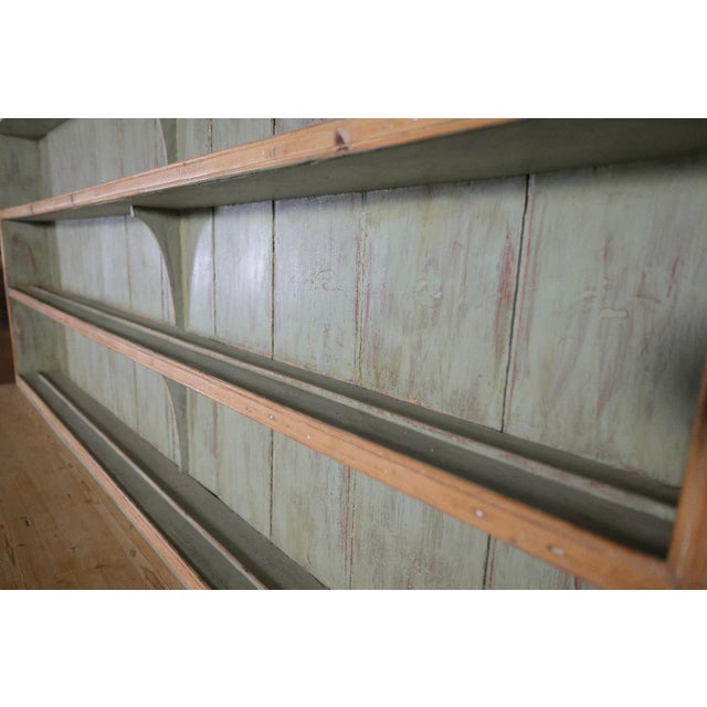 Monumental 10' Antique English Pine Country Kitchen Dresser - Circa 1870 For Sale - Image 16 of 18