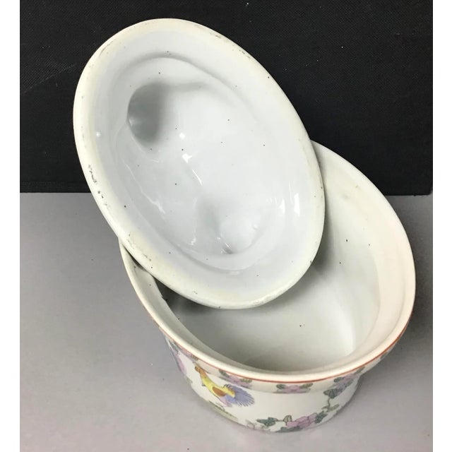 Mid 20th Century Chinese Export Rooster Chicken Tureen For Sale - Image 5 of 10