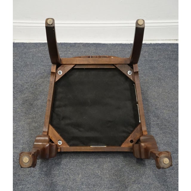 Brown Ethan Allen 18th Century Mahogany Chippendale Dining Side Chair 22-6540-254 For Sale - Image 8 of 10
