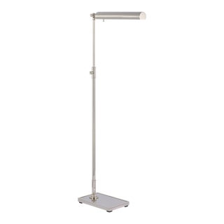 Chapman & Myers by Visual Comfort Signature Lawton Medium Adjustable Pharmacy Lamp in Polished Nickel For Sale