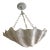 Serge Roche Style Plaster Shell Chandelier For Sale