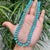 Contemporary Contemporary 47.9ct Turquoise, Emerald & 2.1ct Diamond 14k White Gold Wedding Necklace For Sale - Image 3 of 17