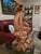 Mid-Century Balinese Modernist Hand-Carved Hardwood Sculpture Attributed to Ketut Rodja For Sale - Image 4 of 12