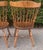 Wood Vintage Mid Twentieth Century S Bent & Bros Colonial Maple Wood Windsor Side Chairs, a Pair For Sale - Image 7 of 10