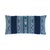 2020s Schumacher Zarzuela Stripe Embroidery Pillow in Indigo For Sale - Image 5 of 5