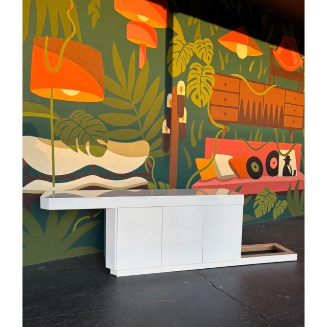 Postmod Wall Unit/Dry Bar For Sale - Image 11 of 16