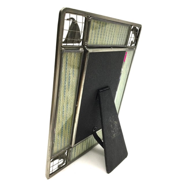 Silver Vintage Pewter Ocean Theme 4 X 6 Photo Frame For Sale - Image 8 of 11