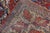 Early 20th Century One-of-a-Kind Antique Persian Tehran Botanic Red, Blue Handmade Wool Rug For Sale - Image 5 of 9