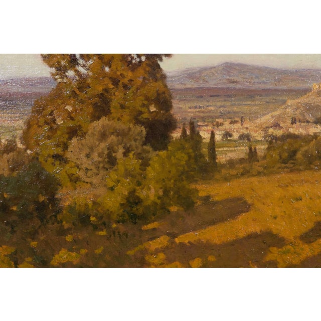 “The Fort Saint Andre in Provence” by Leon Joubert, French Barbizon Painting For Sale - Image 6 of 15