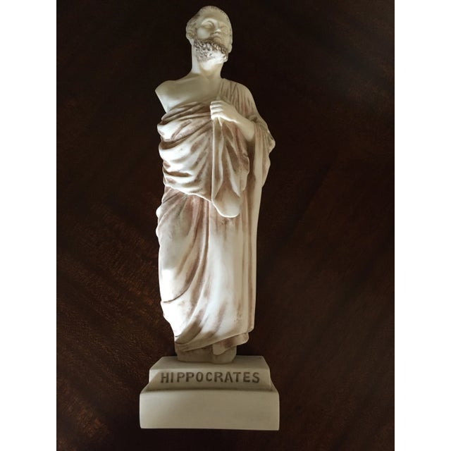1960s Vintage Hippocrates Statue For Sale - Image 12 of 13