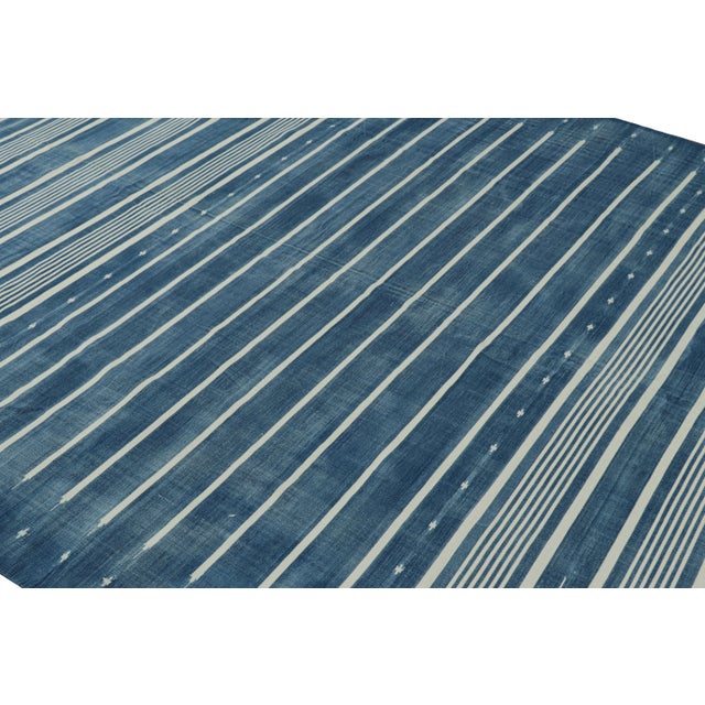 This contemporary Dhurrie flat weave is an exciting new entry in Rug & Kilim's esteemed custom-capable collection....