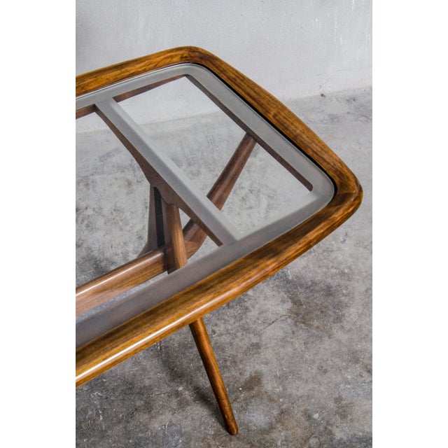 Mid-Century Modern Cherrywood Coffee Table by Cesare Lacca for Cassina, 1960s For Sale - Image 3 of 5