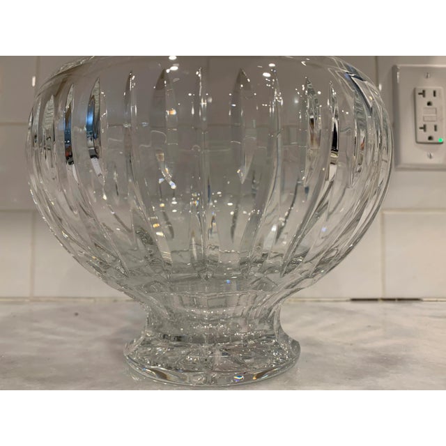 Waterford Crystal Footed Centerpiece Bowl For Sale In New York - Image 6 of 11