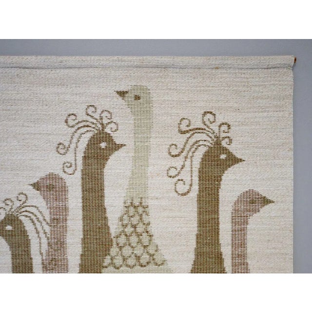 Mid-Century Tapestry by Ingalill Skoglund for Borås Jacquard AB, in Very Good conditions. Designed 1960 to 1969 This piece...