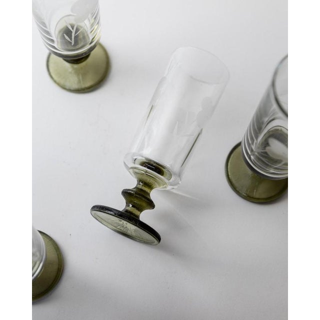 Vintage Champagne Glasses, 1970s, Set of 4 For Sale - Image 11 of 12